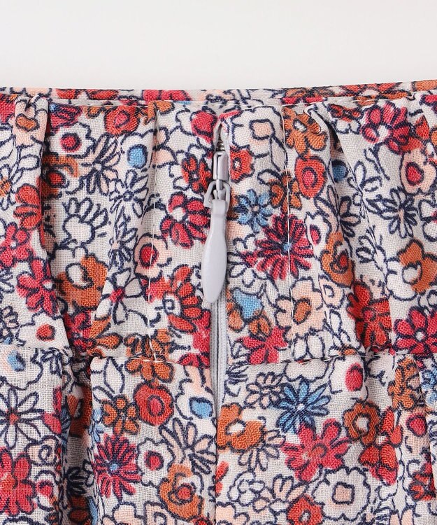 組曲 【先行予約・WEB限定】フラワーガーデンプリント スカート ベージュピンク系5