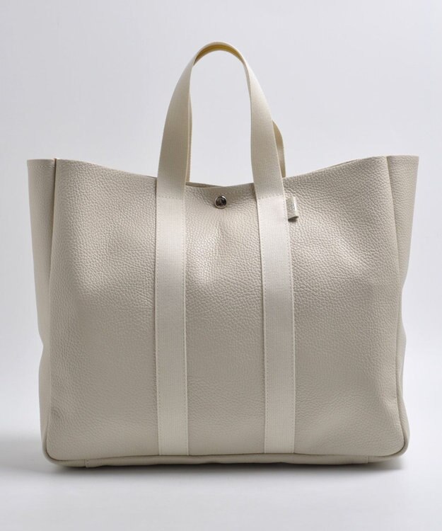 blancle シュリンクレザーベーシックトートL LIGHT BEIGE