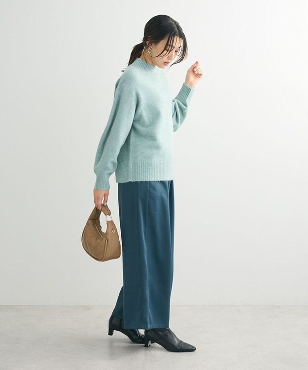 Green Parks ｆｕｗａっと　ニットプルオーバー Light Green