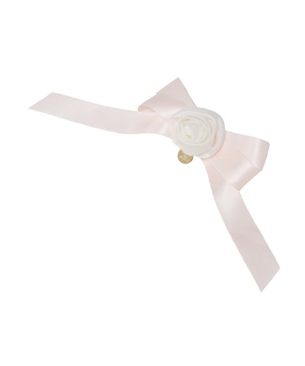 Maison de FLEUR イースターローズリボンバレッタ Light Pink