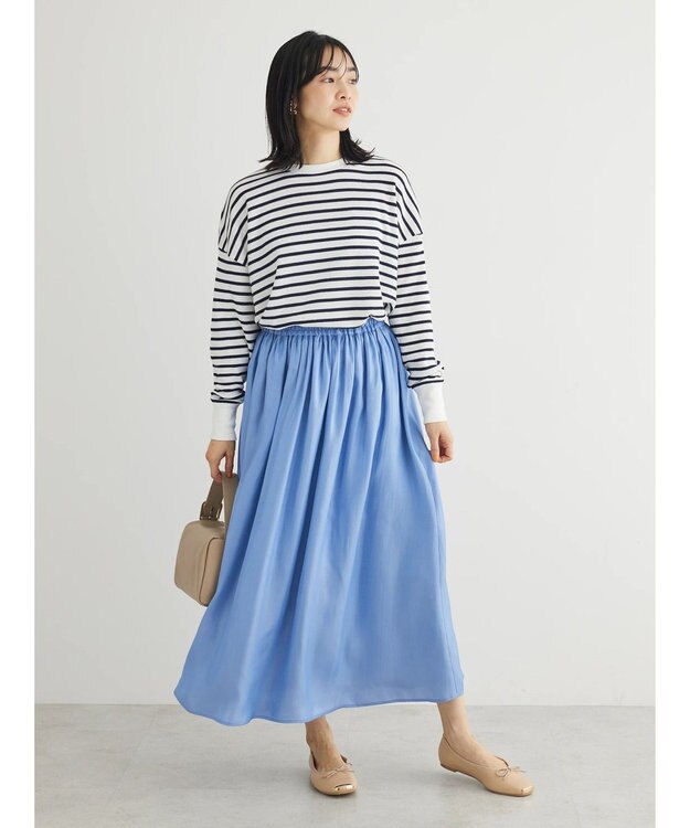 Green Parks ２ｗａｙ　リバーシブルシャイニーチュールスカート Blue