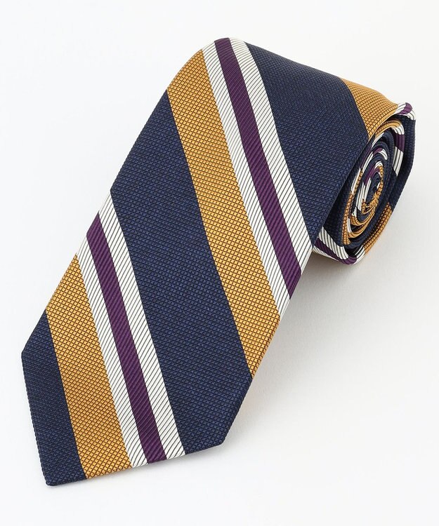 J.PRESS MEN 【STRUCTURE MIX COLLECTION】ストラクチャーミックス ネクタイ ネイビー系2