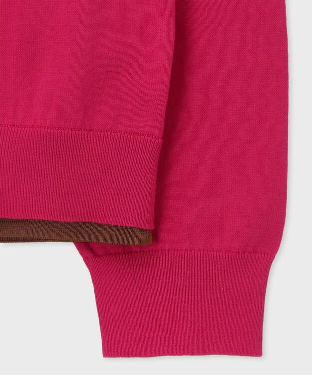 Paul Smith イヤードカラー カーディガン ローズ