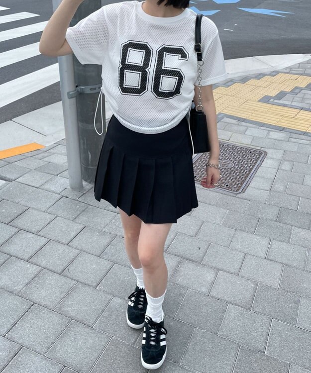 WEGO メッシュサイドドロストT ホワイト