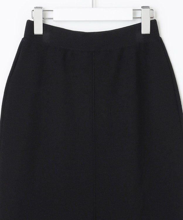 自由区 【WEB限定/洗える/セット着用可】レーヨンストレッチ タイトスカート ブラック系