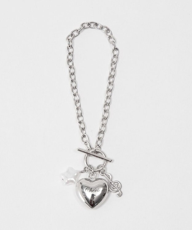 WEGO Lハートモチーフチャームブレス 柄3