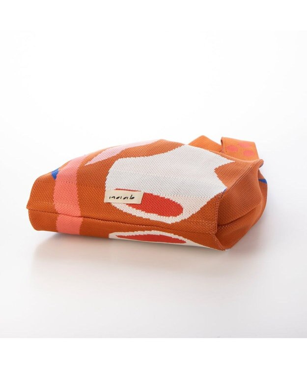 UNBILLION カシュカシュ cachecache / naabコラボインターシャニットショッパーバッグ オレンジ