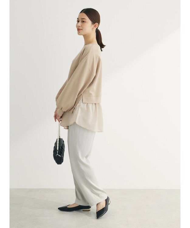 Green Parks 前後２ｗａｙシアードッキングチュニック Light Beige