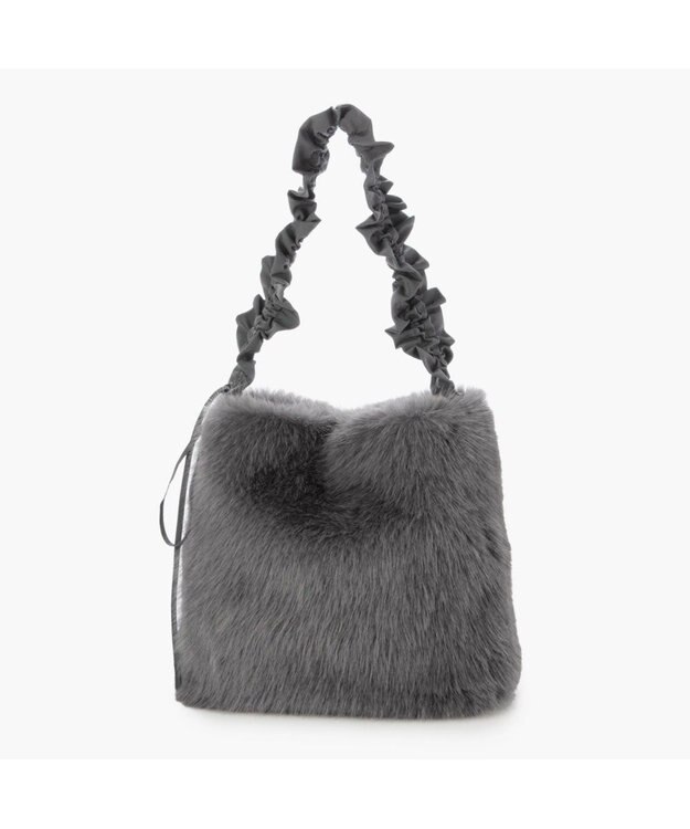 UNBILLION カシュカシュ cachecache / フリルワンハンドルエコファートート GY