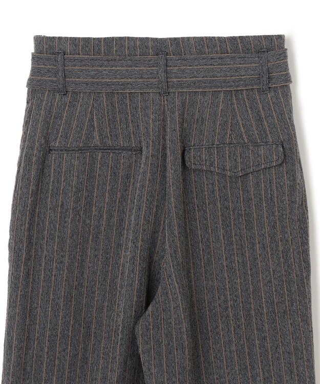 BEIGE， TURENNE / ワイドパンツ Gray×Camel line