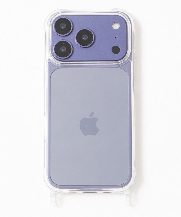 WEGO ストラップホール付きクリアiphoneケース 柄14