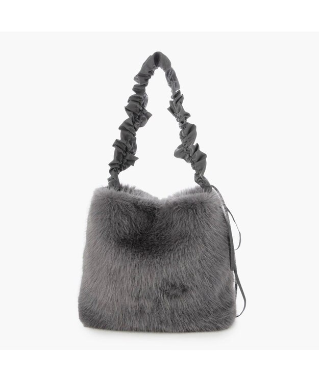 UNBILLION カシュカシュ cachecache / フリルワンハンドルエコファートート GY