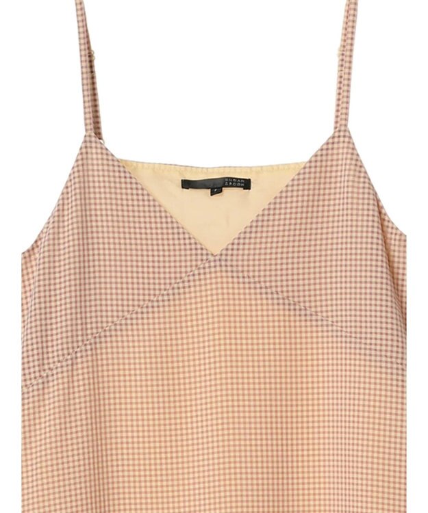 Green Parks ・ＳＵＧＡＲ　ＳＰＯＯＮ　サッカーギンガムキャミワンピ Yellow