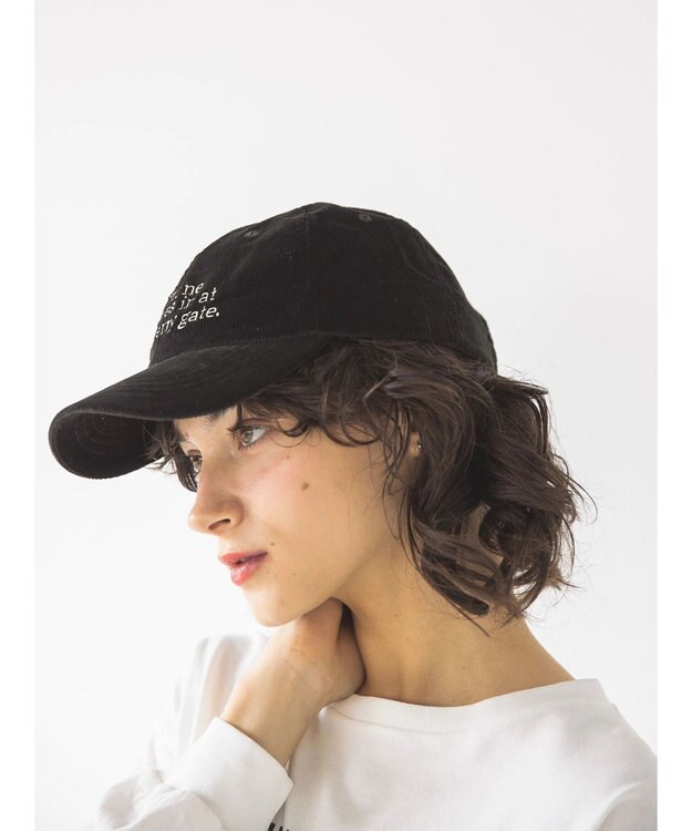 AMERICAN HOLIC コーデュロイロゴＣＡＰ Charcoal Gray