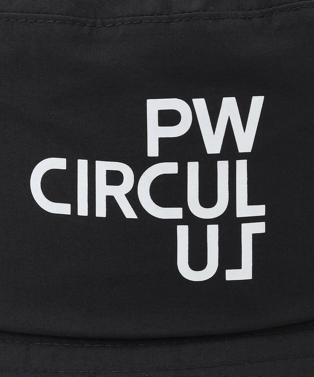 PW CIRCULUS 【耐水圧11000mm  / レイン対応】【UNISEX】NEW！レイン バケットハット  ゴルフ ブラック系