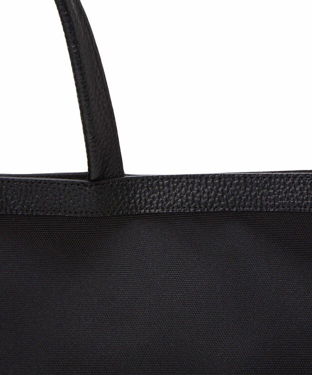 TOPKAPI 【Breath TOPKAPI】NORM ノーム リサイクル ポリエステル シュリンクレザー コンビ A4 トート バッグ ブラック