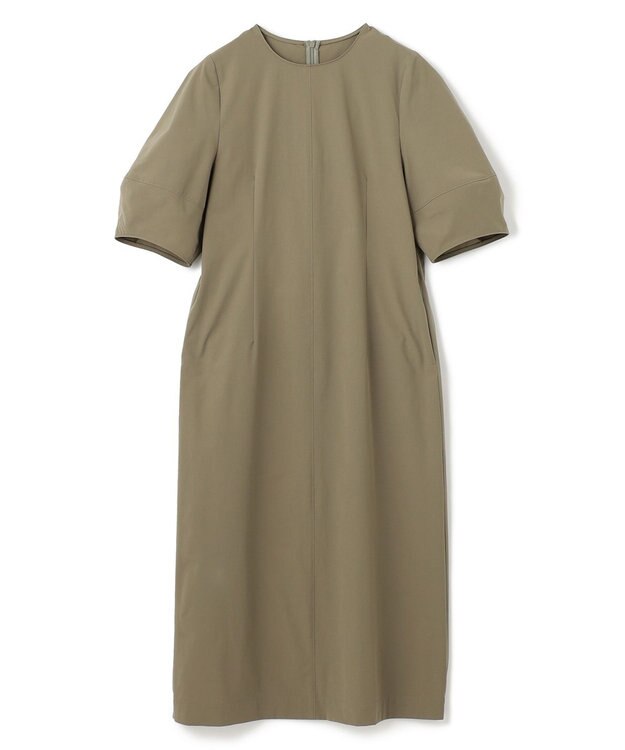 UNFILO FINE MOVE ランタンスリーブワンピース カーキ