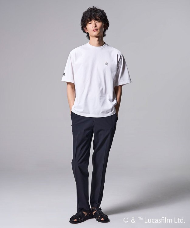 JOSEPH HOMME 【WEB限定】【スター・ウォーズ 】 JOSEPH HOMME スター・ウォーズ / リラックスフォルム クルーネックワッペンＴシャツ ホワイト系
