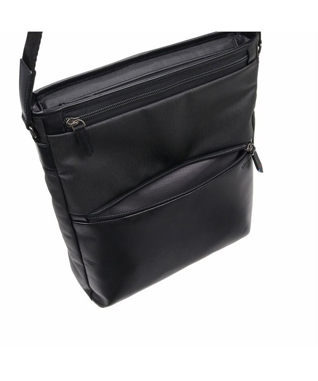 ACE BAGS & LUGGAGE ultima tokyo ディーノ ショルダーバッグ フロントファスナーポケット 68174 ウルティマトーキョー ブラック