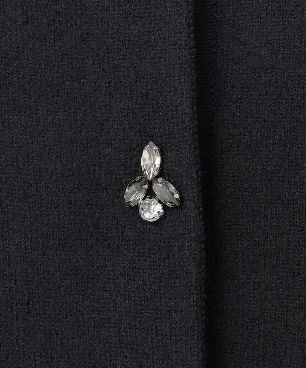 23区 ビジューニット カーディガン ブラック系