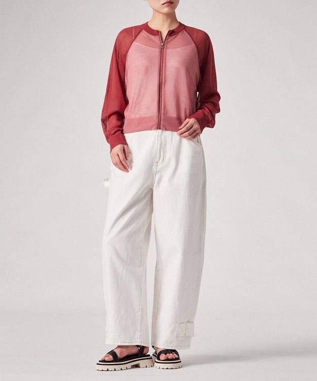 Paul Smith ジップアップ シアーニット ワインレッド