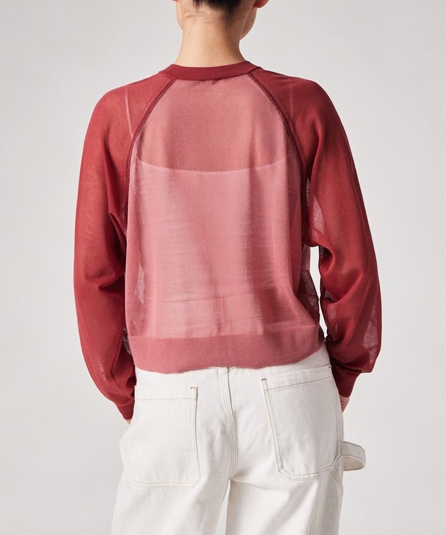 Paul Smith ジップアップ シアーニット ワインレッド