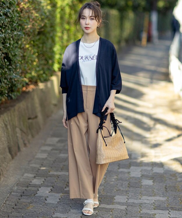 ANY SIS 【洗える】アソートロゴ Tシャツ ロゴオフ