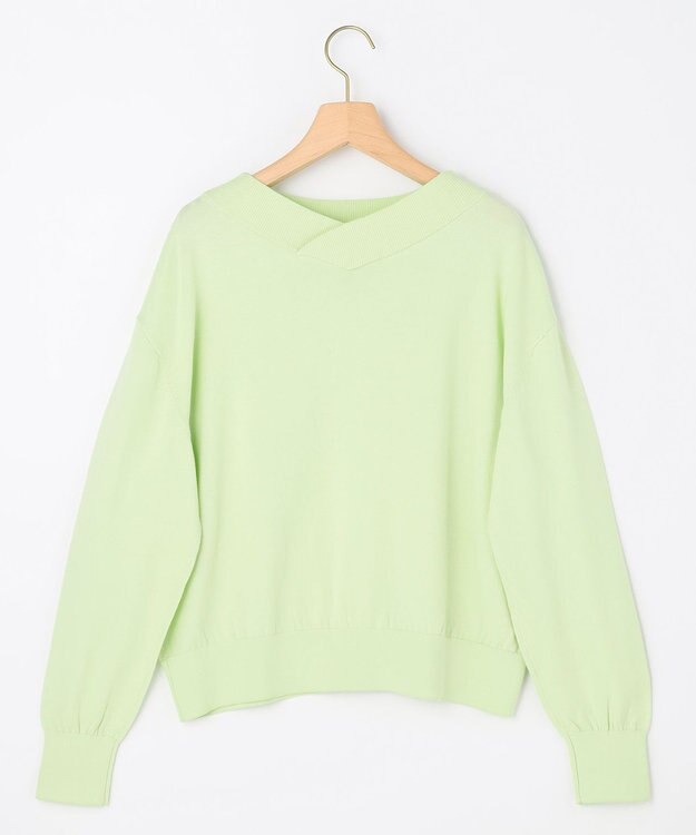 組曲 S 【先行予約・WEB限定】コットンニット プルオーバー ライトグリーン系