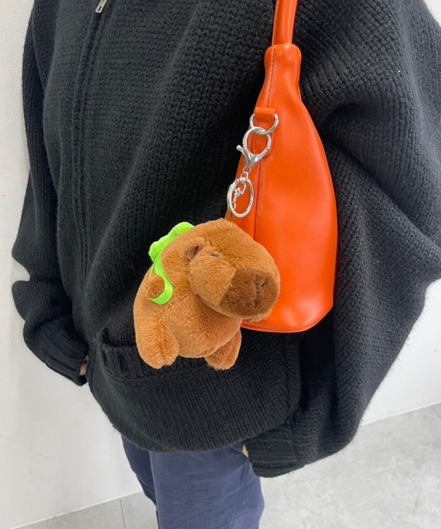 WEGO リュックカピバラぬいぐるみキーホルダー 柄3