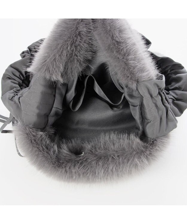 UNBILLION カシュカシュ cachecache / フリルワンハンドルエコファートート GY