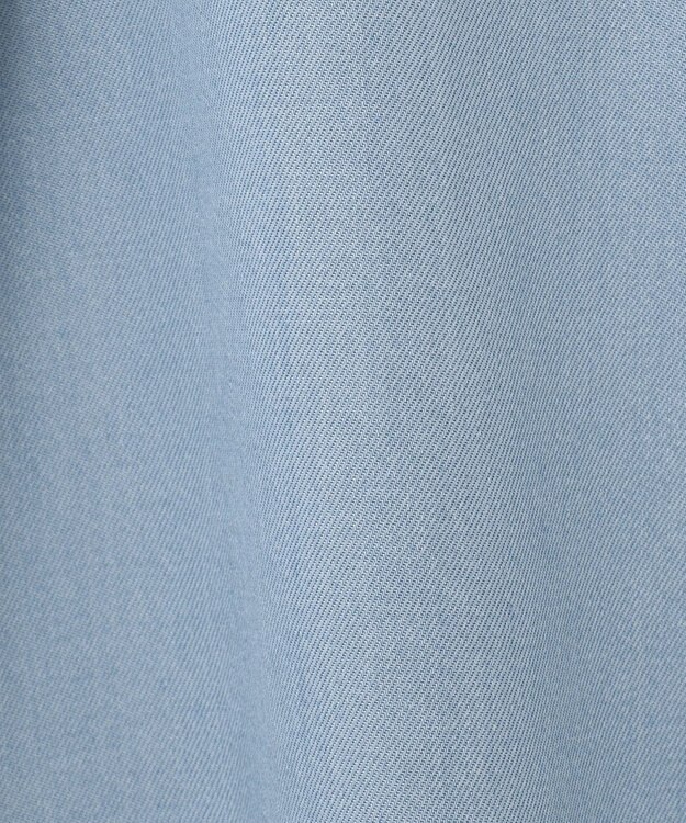 自由区 L 【セット可/洗える】テンセルデニム ロングスカート サックスブルー系