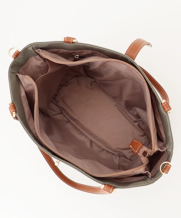 LA BAGAGERIE ひねり金具付きエレガンストート　Mサイズ グレージュ