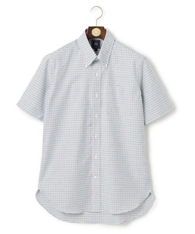 J.PRESS MEN 【WEB・一部店舗限定】タッタソール 半袖シャツ/B.D ターコイズブルー系3
