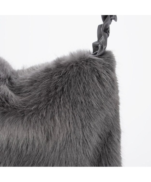 UNBILLION カシュカシュ cachecache / フリルワンハンドルエコファートート GY