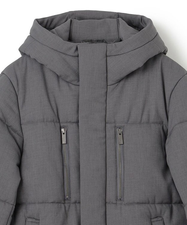 JOSEPH HOMME 【WEB・一部店舗限定  】テックウーステットツイル 　パテッドコート ライトグレー系