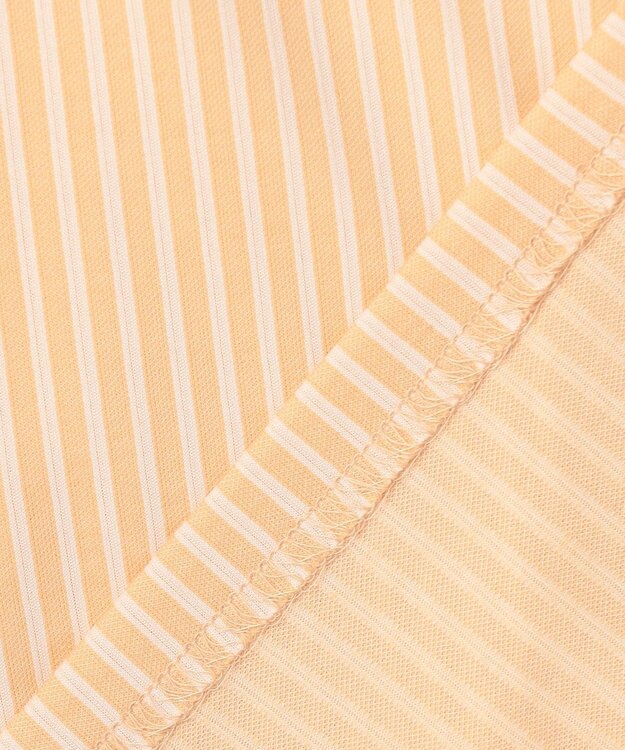 J.PRESS LADIES Jカミーチェストライプ クルーネック カットソー オレンジストライプ系