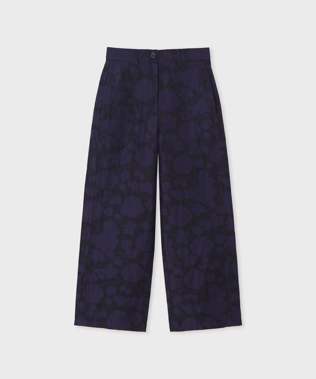 Paul Smith Perforated Floral ジャカード トラウザーズ ネイビー