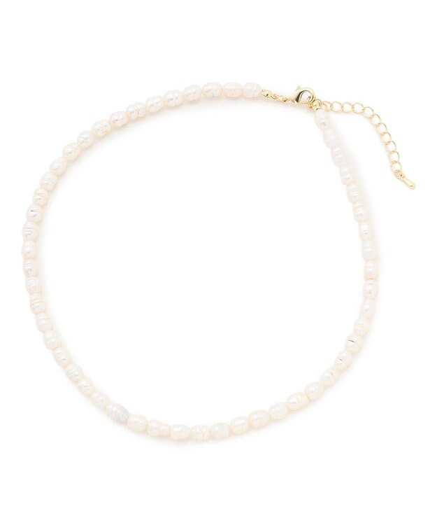 UNFILO パール・チェーンネックレス ゴールド