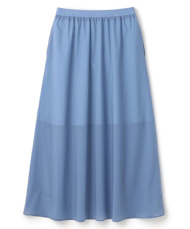 BEIGE， 【洗える/セットアップ対応】SPIGA / ギャザーロングフレアスカート Sky