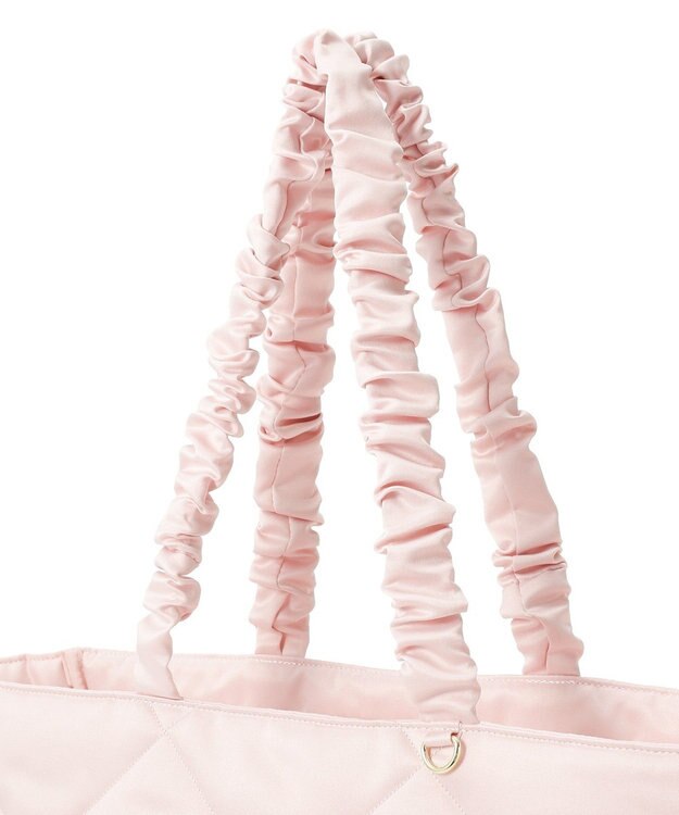 Maison de FLEUR キルティングエアリーキャリーオンバッグ Pink Beige