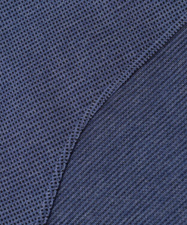 JOSEPH ABBOUD 【快適な着心地/イージーケア】コンパクトジャージースクエアジャガート 半袖 シャツ サックスブルー系7