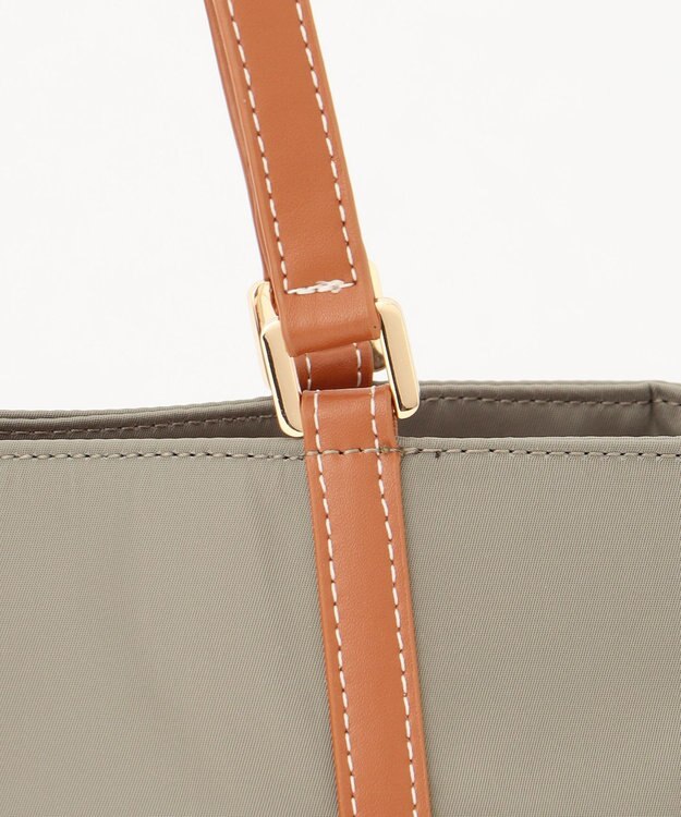 LA BAGAGERIE ひねり金具付きエレガンストート　Mサイズ グレージュ