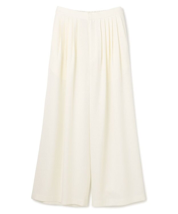 uncrave リネンライクツイル ワイドパンツ オフ