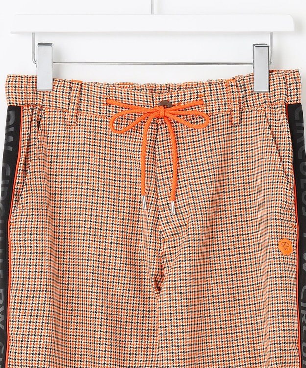 PW CIRCULUS 【MEN】CLASSICAL×SPORTY チェック柄パンツ オレンジ系5