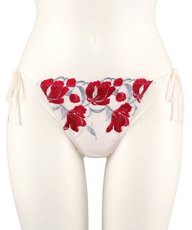 San-ai Resort（三愛水着楽園） エレガントコレクション【2407】ヒモショーツ レッド