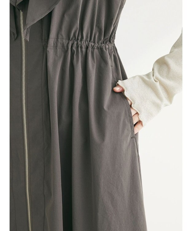 Green Parks ・ＳＵＧＡＲ　ＳＰＯＯＮ　ラッフルＺＩＰジャンスカ Charcoal Gray