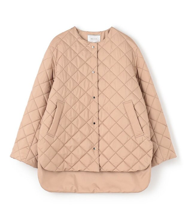 BEIGE， 【S-size】JACOB / キルティングアウター Camel