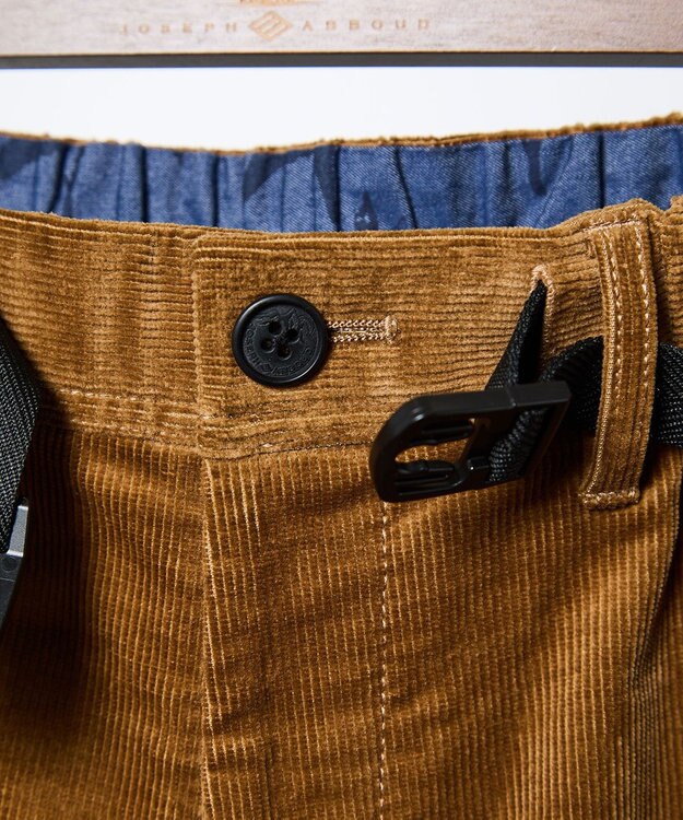 JOSEPH ABBOUD MOUNTAIN 【ストレッチ/ソフトタッチ/男女兼用】 ソフトコーデュロイ クライミング パンツ キャメル系