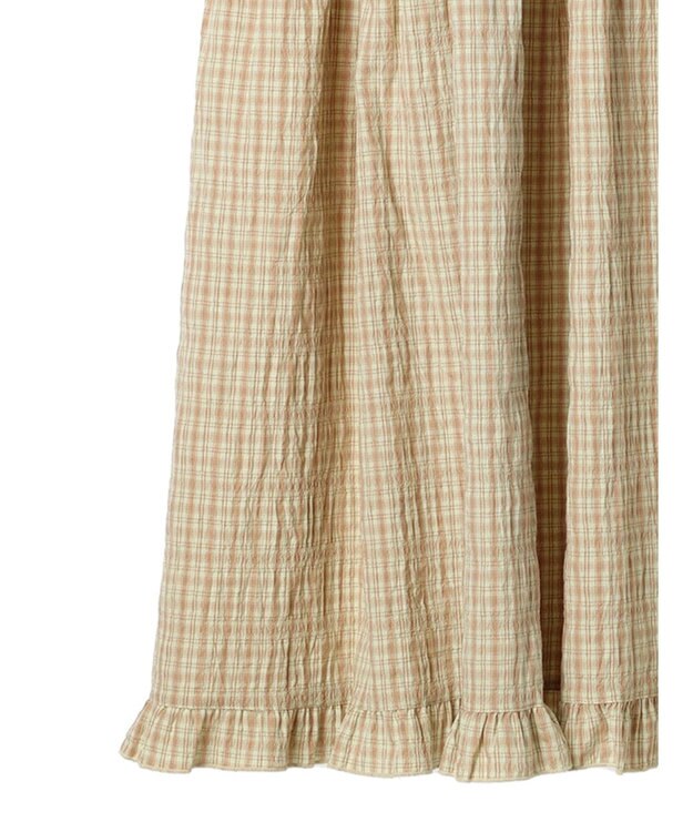 Green Parks ・Ｐｅｔｉｔ　Ｆｌｅｕｒ　チェックティアードキャミワンピ Green