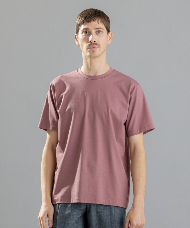 JOSEPH HOMME コンパクトストレッチジャージー　クルーネックＴシャツ ピンク系
